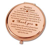 Ximalun Mother of The Groom Gifts from Bride Compact Makeup Mirror for Mother in Law from Daughter in Law Bridal Shower Gifts Wedding Gifts for Mother of The Groom