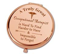 Ximalun Occupational Therapist Gifts OT Compact Mirror Occupational Therapy Appreciation Gifts OT Assistant Gift OT Therapist Leaving Retirement Gift Thank You Gifts for Occupational Therapy