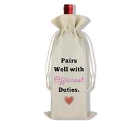 Ximalun Officiant Gift Wine Bag Wedding Planner Gift Pastor Gift Wedding Host Gift Wine Bottle Bag Wedding Officiant Appreciation Gift Wedding Officiant Proposal Gift