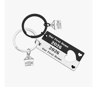 Ximalun Our First Home 2026 Keyring Set Housewarming Gifts New Home Gift Idea New House Gift New Home Owners Gift First Home Gifts for Women Men Couples Friends Family