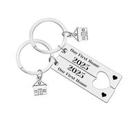 Ximalun Our First Home Keyring 2025 - Housewarming Gifts for New Homeowners, Couples, Friends, Family - Moving in Gift
