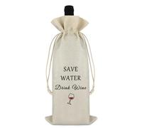 Ximalun Party Favor Wine Bag Gift for Women Men Burlap Wine Bottle Bag for Bachelorette Party Christmas Birthday Wedding Engagement Bridal Shower Party