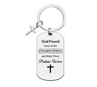 Ximalun Pastor's Wife Gifts Keyring Pastor Wife Appreciation Gift Religious Gift Minister's Wife Gift Christmas Birthday Gifts Valentines Day Mothers Day Gifts Christian Gifts for Women