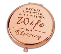 Ximalun Pastor's Wife Gifts Pastor Wife Appreciation Gift Compact Makeup Mirror for Minister's Wife Minister's Wife Religious Gift Christmas Birthday Christian Gifts for Women