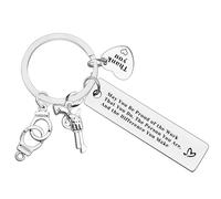 Ximalun Police Keychain Gift for Men Women Police Officer Appreciation Gift Make a Difference Keyring Gift for Cops Policeman Police Academy Graduation Gift Police Retirement Gift Police Week Gift