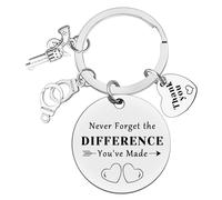 Ximalun Police Officer Appreciation Gifts Police Keyring Gifts for Cops Policeman Police Academy Graduation Gift Police Week Gift Christmas Birthday Retirement Thank You Gift for Police Officer