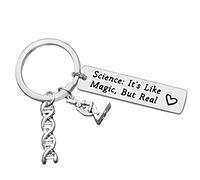 Ximalun Science Gifts Science Keyring Science It’s Like Magic But Real Keyring Science Teacher Gift Scientist Physicist Chemist Biology Gift Science Lover Gift Graduation Christmas Birthday Gift