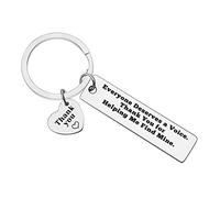 Ximalun Speech Therapist Gifts Speech Teacher Appreciation Gifts Everybody Deserves A Voice Keyring Speech Language Pathologist Gifts Speech Therapy Gifts Thank You Gifts for Speech Therapist