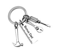 Ximalun Step Dad Keyring Bonus Dad Gifts Christmas Birthday Gifts for Stepdad Fathers Day Gift Thanksgiving Day Gift Stepdad Gifts from Daughter Son