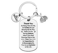 Ximalun Tennis Coach Keyring Tennis Coach Appreciation Gift Thank You for Being There for Me Keyring Christmas Birthday Leaving Retirement Gift Thank You Gift for Tennis Coach Teacher