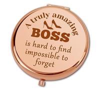 Ximalun Thank You Gifts for Boss Appreciation Gifts Boss Leaving Gifts Compact Makeup Mirror for Female Boss Leader Manager Supervisor Retirement Farewell Christmas Birthday Boss Day Gifts
