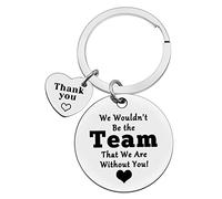 Ximalun Thank You Gifts for Boss Colleagues Coach We Wouldn't be The Team That We are Without You Keyring Appreciation Gifts for Manager Supervisor Mentor Leader Team Member