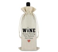 Ximalun Wine Bag Gift for Women Mum Wife Daughter Best Mum Gift Idea from Husband Wine Bottle Bag Christmas Birthday Gift First Mothers Day Gift for New Mum Sister Friend Daughter in Law Her