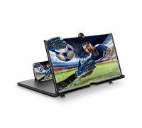 XIMAND for 18" Mobile Phone Screen Magnifier 3D HD Projector Screen for Movies, Videos, Foldable Stand with Screen Amplifier, Supports All Smartphones,18 inches