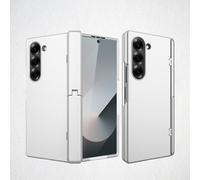 XIMAND for Samsung Galaxy Z Fold 8 Ultra Case with Magnetic Spring Hinge Protection & Built-in Screen Protector, Invisible Stand, Full Body Drop Proof and Oil-Proof Texture Anti-Slip Cover - Silver