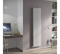 Ximax Champion Duplex Chd18029W White Vertical Designer 3127Btu Radiator, (W)294mm X (H)1800mm