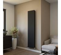 Ximax Champion Duplex Chd18041A Anthracite Vertical Designer 4378Btu Radiator, (W)410mm X (H)1800mm