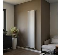 Ximax Champion Duplex Chd18041W White Vertical Designer 4378Btu Radiator, (W)410mm X (H)1800mm