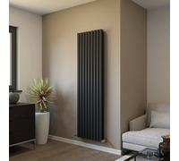 Ximax Champion Duplex Chd18052A Anthracite Vertical Designer 5627Btu Radiator, (W)526mm X (H)1800mm
