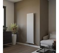 Ximax Champion Duplex Ford1500410W White Gas Vertical Designer 3543Btu Radiator, (W)410mm X (H)1500mm