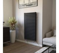 Ximax Champion Duplex Fordh1164600A Anthracite Gas Vertical Designer 3509Btu Radiator, (W)600mm X (H)1164mm