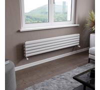 Ximax Champion Duplex Fordh2941500W White Gas Horizontal Designer Radiator, (W)1500mm X (H)294mm