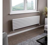 Ximax Champion Duplex Fordh4101500W White Gas Horizontal Designer Radiator, (W)1500mm X (H)410mm