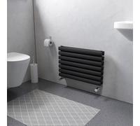 Ximax Champion Duplex Fordh410600A Anthracite Gas Horizontal Designer Radiator, (W)600mm X (H)410mm