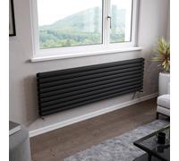 Ximax Champion Duplex Fordh5261800A Anthracite Gas Horizontal Designer Radiator, (W)1800mm X (H)526mm