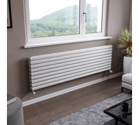 Ximax Champion Duplex Fordh5261800W White Gas Horizontal Designer Radiator, (W)1800mm X (H)526mm