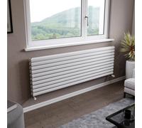 Ximax Champion Duplex Fordh5841800W White Gas Horizontal Designer Radiator, (W)1800mm X (H)584mm