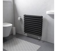 Ximax Champion Duplex Fordh584600A Anthracite Gas Horizontal Designer Radiator, (W)600mm X (H)584mm