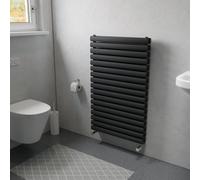 Ximax Champion Duplex Fordh990600A Anthracite Gas Vertical Designer Radiator, (W)600mm X (H)990mm
