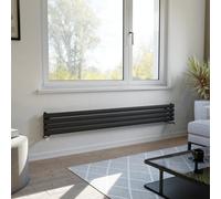 Ximax Champion Forh1164600A Anthracite Gas Horizontal Designer Radiator, (W)1800mm X (H)236mm