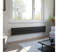 Ximax Champion Forh1164600A Anthracite Gas Horizontal Designer Radiator, (W)1800mm X (H)294mm