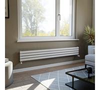 Ximax Champion Forh1164600W White Gas Horizontal Designer Radiator, (W)1800mm X (H)236mm