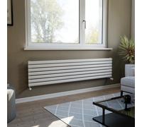 Ximax Champion Forh1164600W White Gas Horizontal Designer Radiator, (W)1800mm X (H)410mm