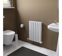 Ximax Fortuna Duplex Ford600410W White Gas Vertical Designer 1601Btu Radiator, (W)410mm X (H)600mm