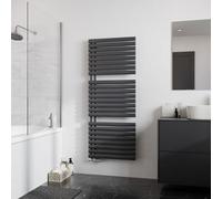Ximax Fortuna Open Foro1164600A Anthracite Gas Vertical Designer Radiator, (W)600mm X (H)1512mm