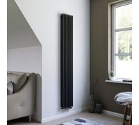 Ximax Gamba Duplex Gad1800295A Anthracite Gas Vertical Designer Radiator, (W)295mm X (H)1800mm