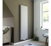 Ximax Gamba Duplex Gad1800295W White Gas Vertical Designer Radiator, (W)505mm X (H)1800mm