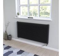 Ximax Gamba Duplex Gadh6101000A Anthracite Gas Horizontal Designer Radiator, (W)1200mm X (H)610mm