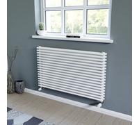 Ximax Gamba Duplex Gadh6101000W White Gas Horizontal Designer Radiator, (W)1000mm X (H)610mm