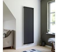 Ximax Gamba Ga1800400A Anthracite Gas Vertical Designer Radiator, (W)610mm X (H)1800mm
