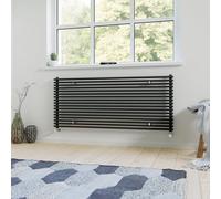 Ximax Gamba Gah6101000A Anthracite Gas Horizontal Designer Radiator, (W)1400mm X (H)610mm