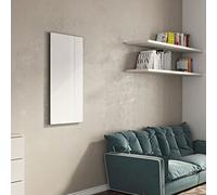 Ximax Infrared Glass White Horizontal Designer Radiator, (W)900mm X (H)600mm