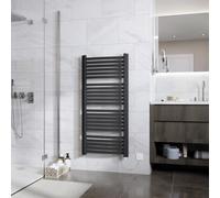 Ximax K4 K41215580A Anthracite Electric & Gas Vertical Electric Designer 2048Btu Radiator, (W)580mm X (H)1215mm