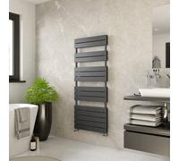 Ximax P2 Duplex Anthracite Vertical Towel Radiator (W)600mm X (H)1420mm