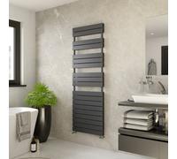 Ximax P2 Duplex Anthracite Vertical Towel Radiator (W)600mm X (H)1720mm