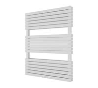 Ximax P2 Duplex Slim P2Dslm765600W White Gas Vertical Designer Towel Warmer 2737Btu Radiator, (W)600mm X (H)765mm